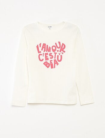 Completo pigiama t-shirt + pantaloni - 2 pezzi