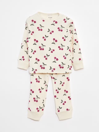 Completo pigiama t-shirt + pantaloni - 2 pezzi