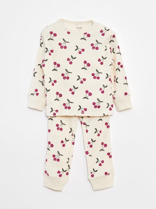 Completo pigiama t-shirt + pantaloni - 2 pezzi - Kiabi