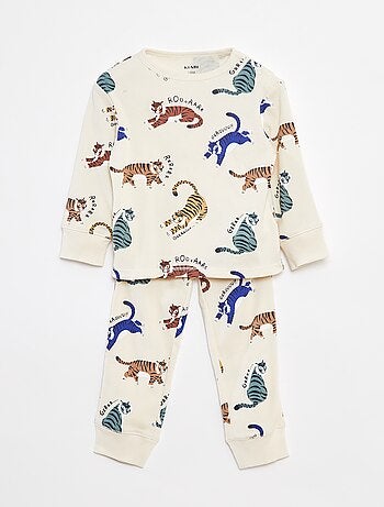 Completo pigiama t-shirt + pantaloni - 2 pezzi