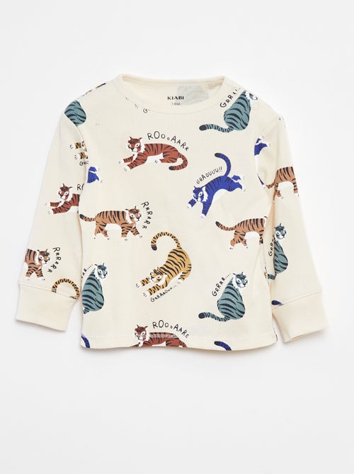 Completo pigiama t-shirt + pantaloni - 2 pezzi - Kiabi