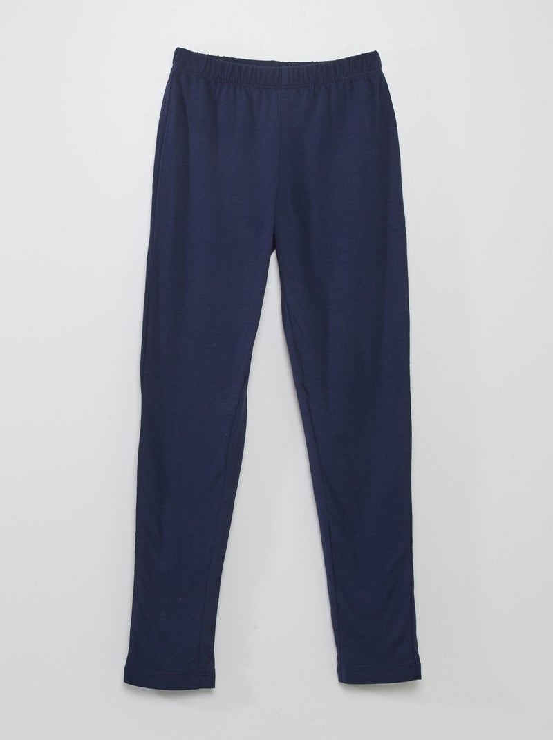 Completo pigiama t-shirt + pantaloni - 2 pezzi BLU - Kiabi