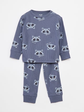 Completo pigiama t-shirt + pantaloni - 2 pezzi