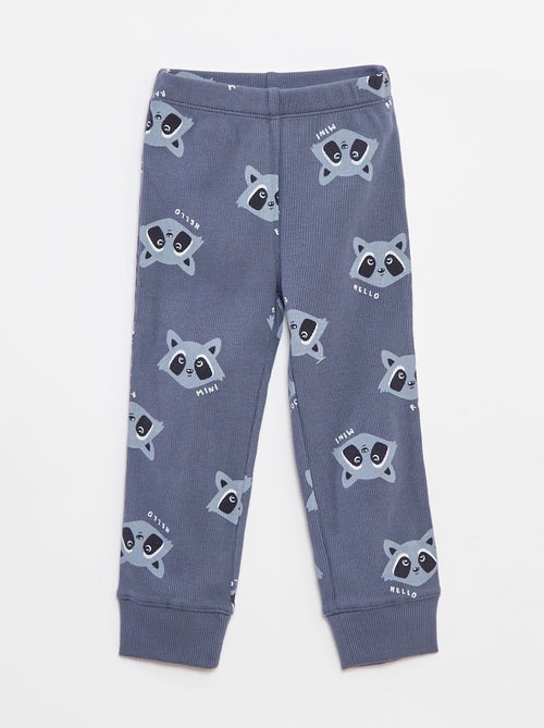 Completo pigiama t-shirt + pantaloni - 2 pezzi - Kiabi