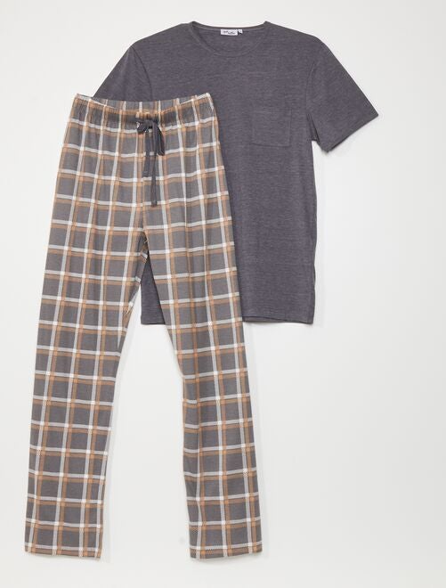 Completo pigiama t-shirt + pantaloni - 2 pezzi - Kiabi