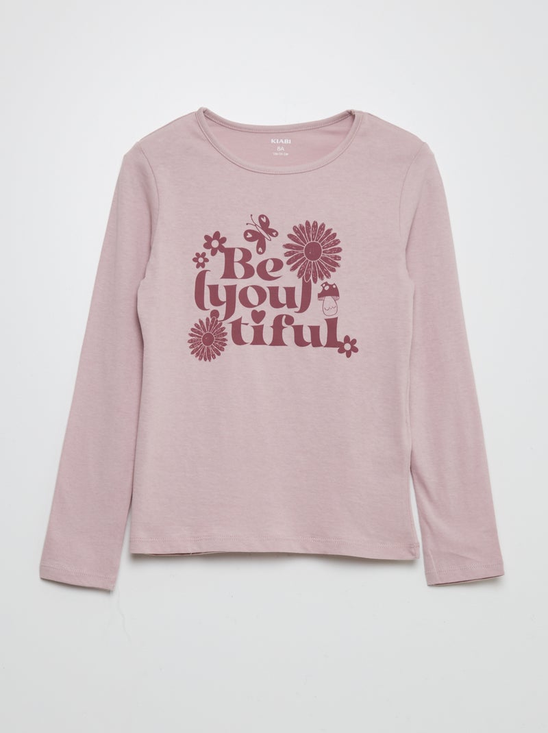 Completo pigiama t-shirt + pantaloni - 2 pezzi ROSA - Kiabi