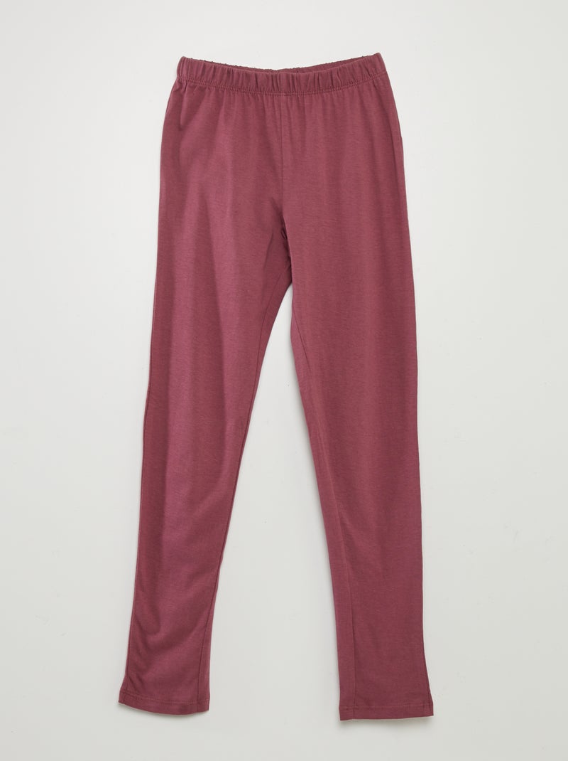 Completo pigiama t-shirt + pantaloni - 2 pezzi ROSA - Kiabi
