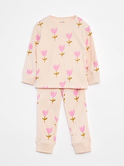 Completo pigiama t-shirt + pantaloni - 2 pezzi - Kiabi