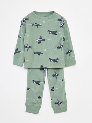 Completo pigiama t-shirt + pantaloni - 2 pezzi
