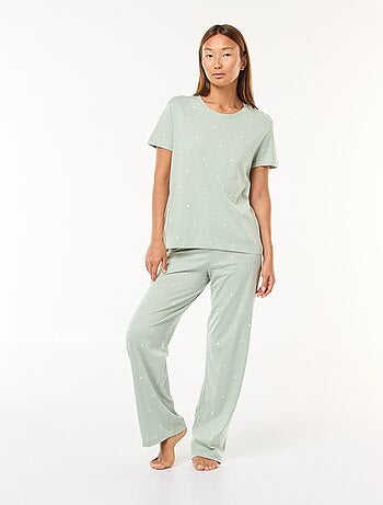 Completo pigiama t-shirt + pantaloni - 2 pezzi
