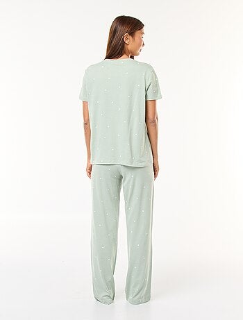Completo pigiama t-shirt + pantaloni - 2 pezzi