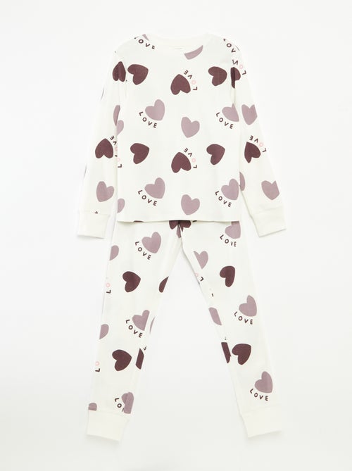 Completo pigiama t-shirt + pantaloni -  2 pezzi - Kiabi