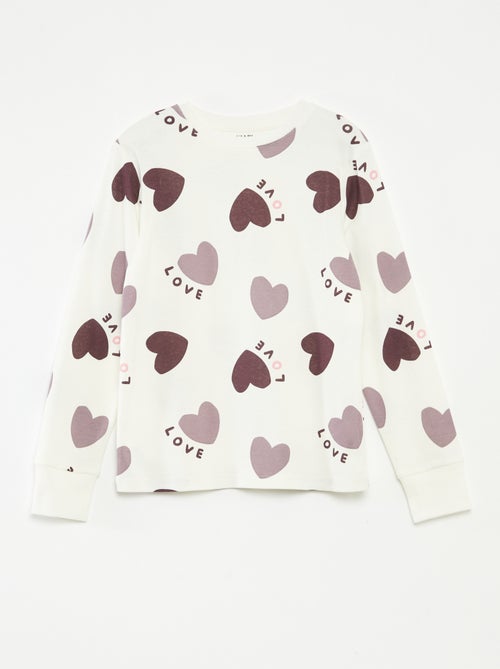 Completo pigiama t-shirt + pantaloni -  2 pezzi - Kiabi