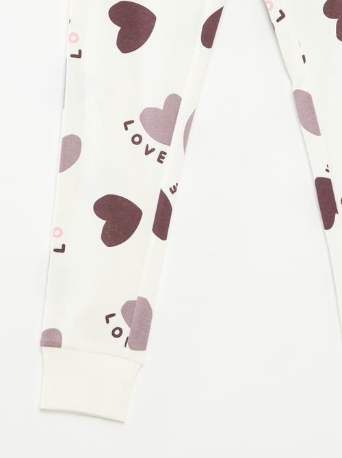 Completo pigiama t-shirt + pantaloni -  2 pezzi - Kiabi