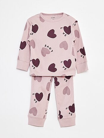 Completo pigiama t-shirt + pantaloni - 2 pezzi