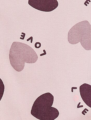 Completo pigiama t-shirt + pantaloni - 2 pezzi