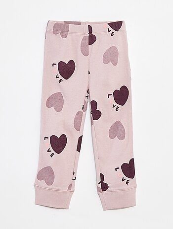 Completo pigiama t-shirt + pantaloni - 2 pezzi