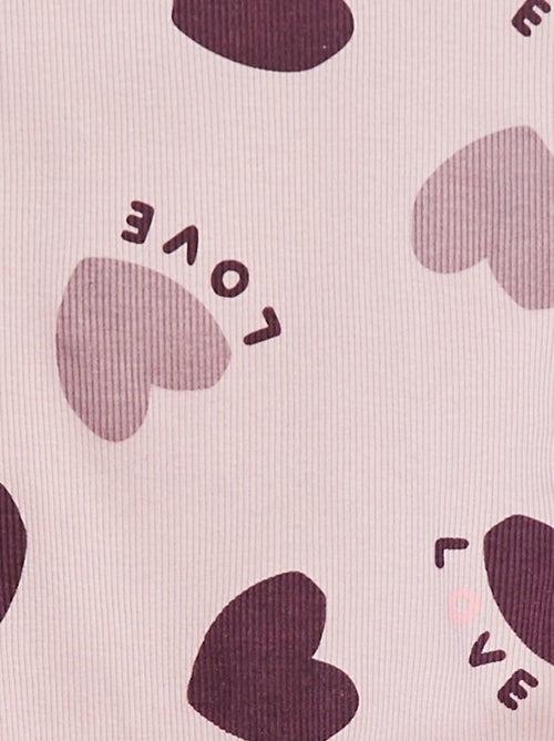 Completo pigiama t-shirt + pantaloni - 2 pezzi - Kiabi