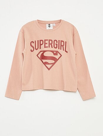 Completo pigiama t-shirt + pantaloni 'DC Comics' 'Supergirl' - 2 pezzi