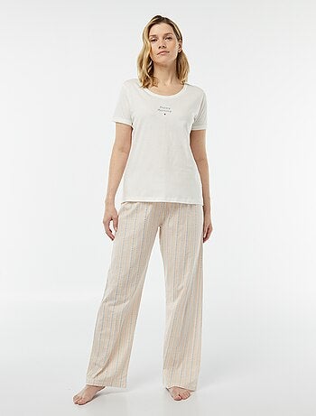 Completo pigiama t-shirt + pantaloni 'Dodo'