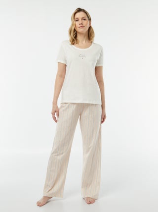 Completo pigiama t-shirt + pantaloni 'Dodo'