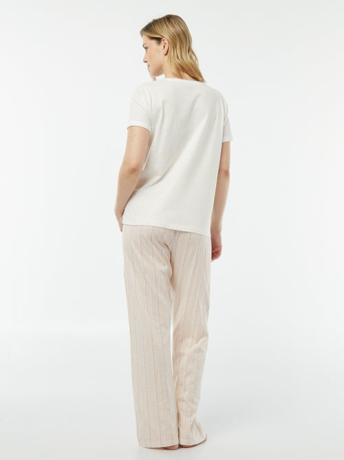 Completo pigiama t-shirt + pantaloni 'Dodo' - Kiabi