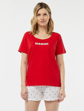 Completo pigiama t-shirt + pantaloni 'Dodo'