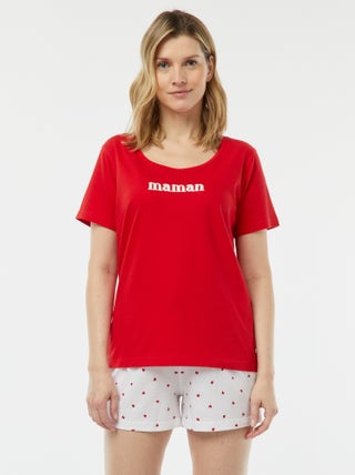 Completo pigiama t-shirt + pantaloni 'Dodo'