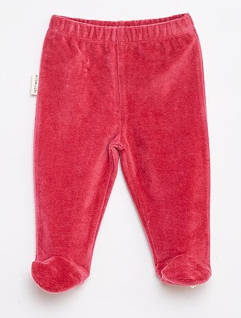 Completo pigiama t-shirt + pantaloni in pile - 2 pezzi