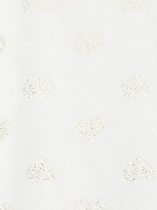 Completo pigiama t-shirt + pantaloni in pile - 2 pezzi - Kiabi