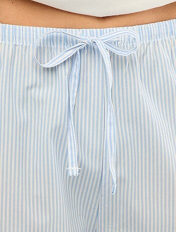 Completo pigiama t-shirt + pantaloni in popeline 'Angel' - 2 pezzi