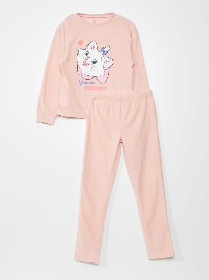 Completo pigiama t-shirt + pantaloni 'Minou' - 2 pezzi ROSA - Kiabi