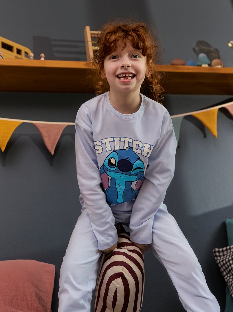 Completo pigiama t-shirt + pantaloni 'Stitch' 'Disney' Blu - Kiabi