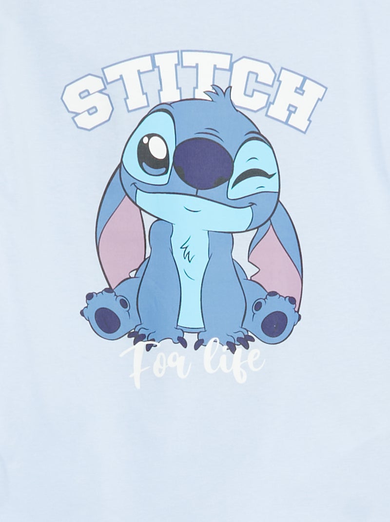Completo pigiama t-shirt + pantaloni 'Stitch' 'Disney' Blu - Kiabi
