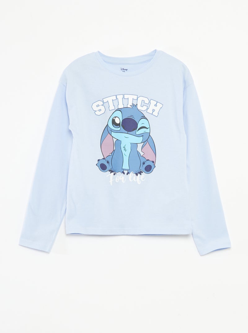 Completo pigiama t-shirt + pantaloni 'Stitch' 'Disney' Blu - Kiabi