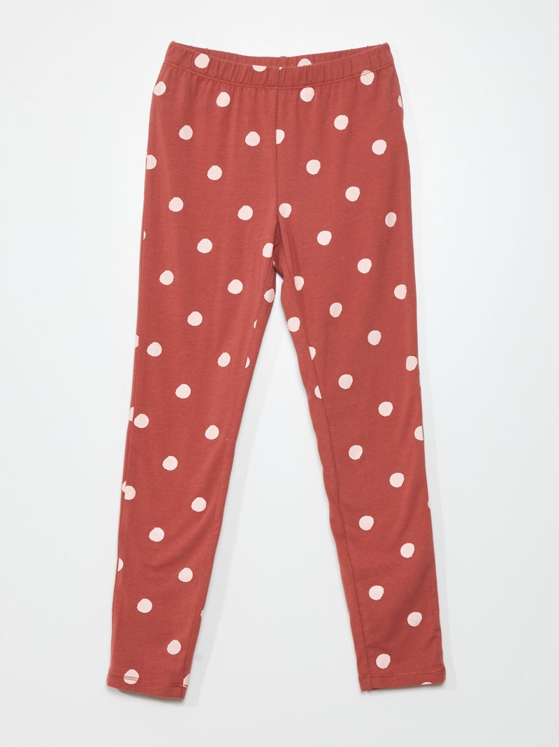 Completo pigiama t-shirt + pantaloni - 2 pezzi - Rosa - Neonata - 5.85