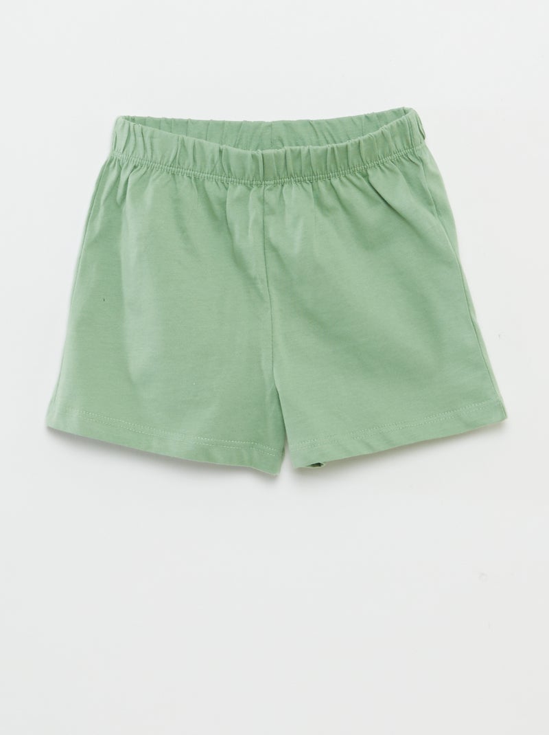 Completo pigiama t-shirt + shorts - 2 pezzi BIANCO - Kiabi