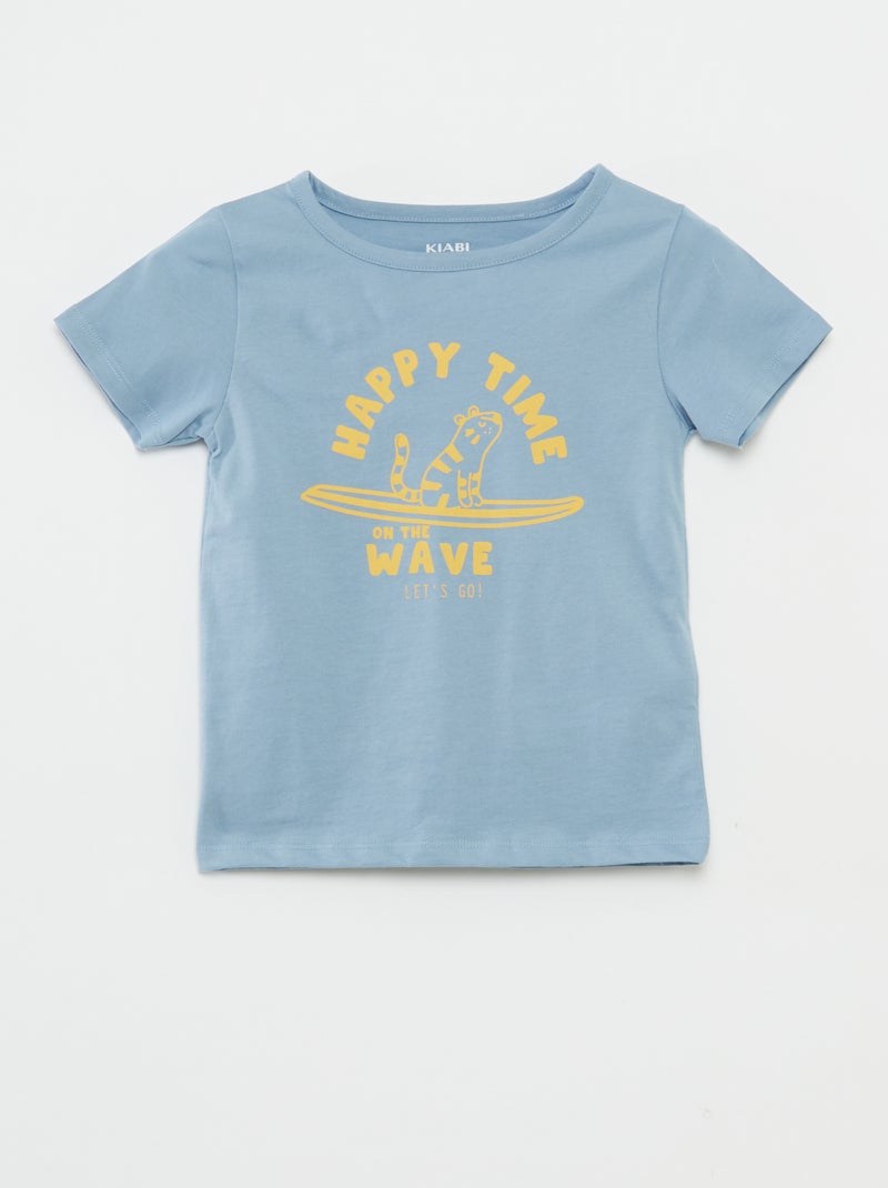 Completo pigiama t-shirt + shorts - 2 pezzi BLU - Kiabi