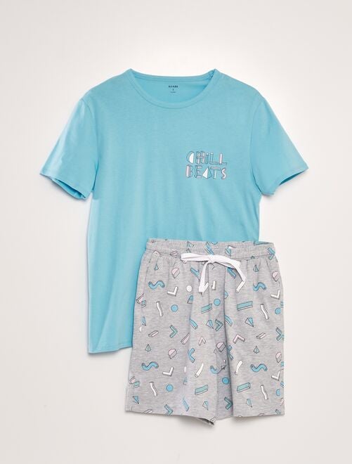 Completo pigiama t-shirt + shorts - 2 pezzi - Kiabi