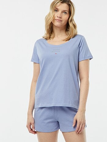 Completo pigiama t-shirt + shorts 'Dodo'