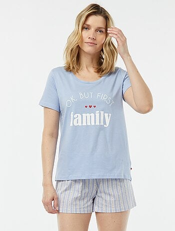 Completo pigiama t-shirt + shorts 'Dodo'