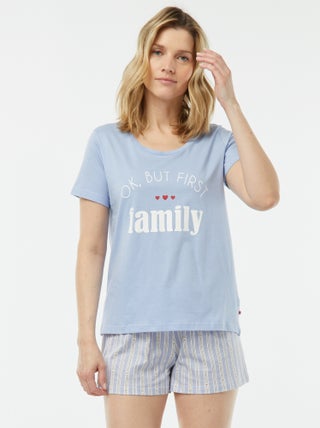 Completo pigiama t-shirt + shorts 'Dodo'