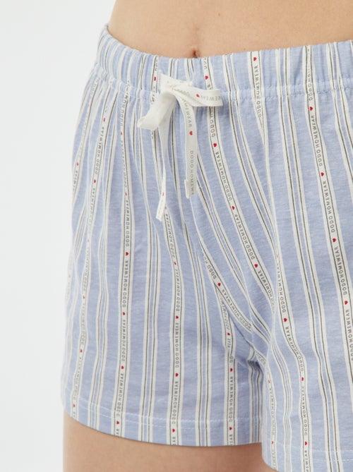 Completo pigiama t-shirt + shorts 'Dodo' - Kiabi