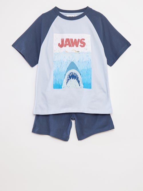 Completo pigiama t-shirt + shorts 'Lo squalo' - 2 pezzi - Kiabi