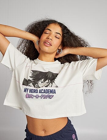 Completo pigiama t-shirt + shorts 'My Hero Academia' - 2 pezzi