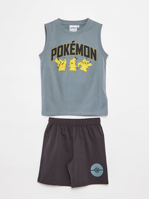 Completo pigiama t-shirt + shorts 'Pokemon' 'Pikachu' - 2 pezzi - Kiabi