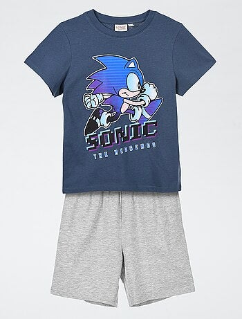 Completo pigiama t-shirt + shorts 'Sonic' 'SEGA' - 2 pezzi