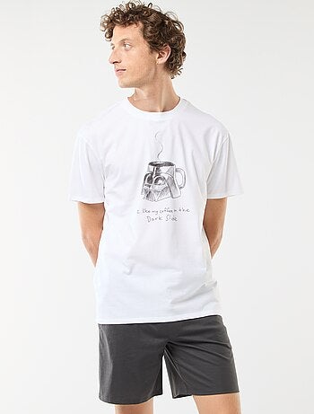 Completo pigiama t-shirt + shorts 'Star Wars' - 2 pezzi