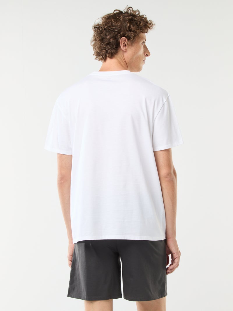 Completo pigiama t-shirt + shorts 'Star Wars'  - 2 pezzi Bianco - Kiabi