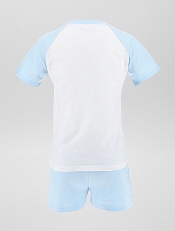 Completo pigiama t-shirt + shorts 'Stitch' - 2 pezzi